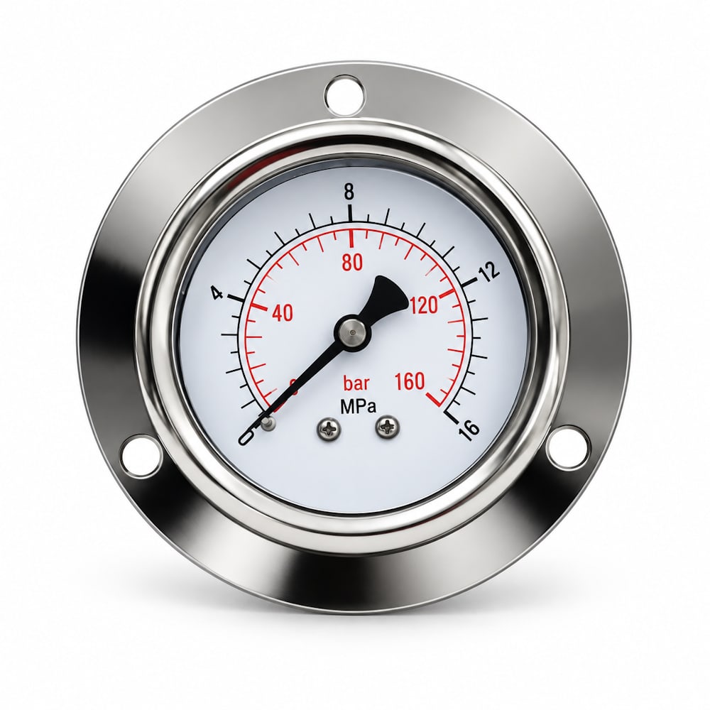 Манометр осевой YN-63-IV-160 BSP 1/4 — 160 бар (16 МПа)