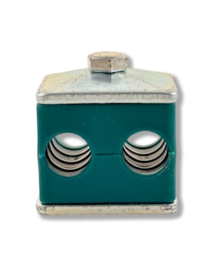 Фиксатор трубки (пластик) 12mm Double  