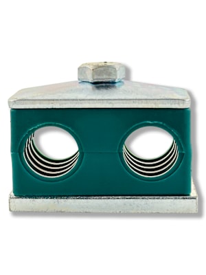 Фиксатор трубки (пластик) 15mm Double  