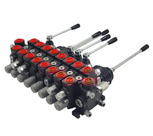 Гидрораспределитель 8PC100 1A1A1A1A1A1A1A1 GKZ1 c джойстиками и антишок клапанами   